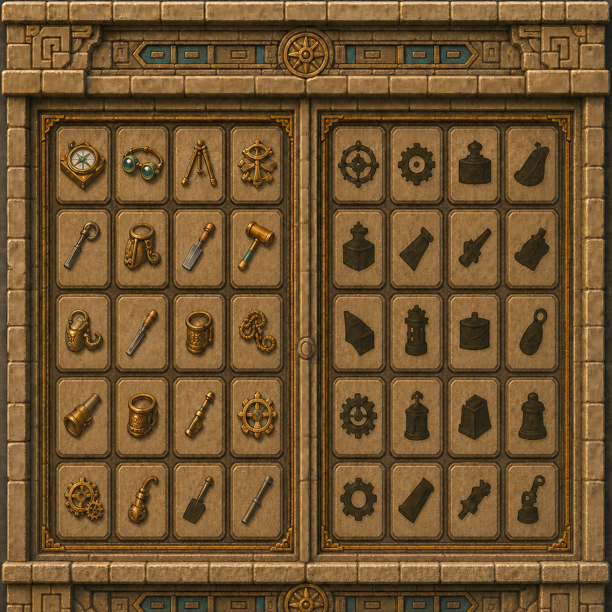 Forty-item collections ledger