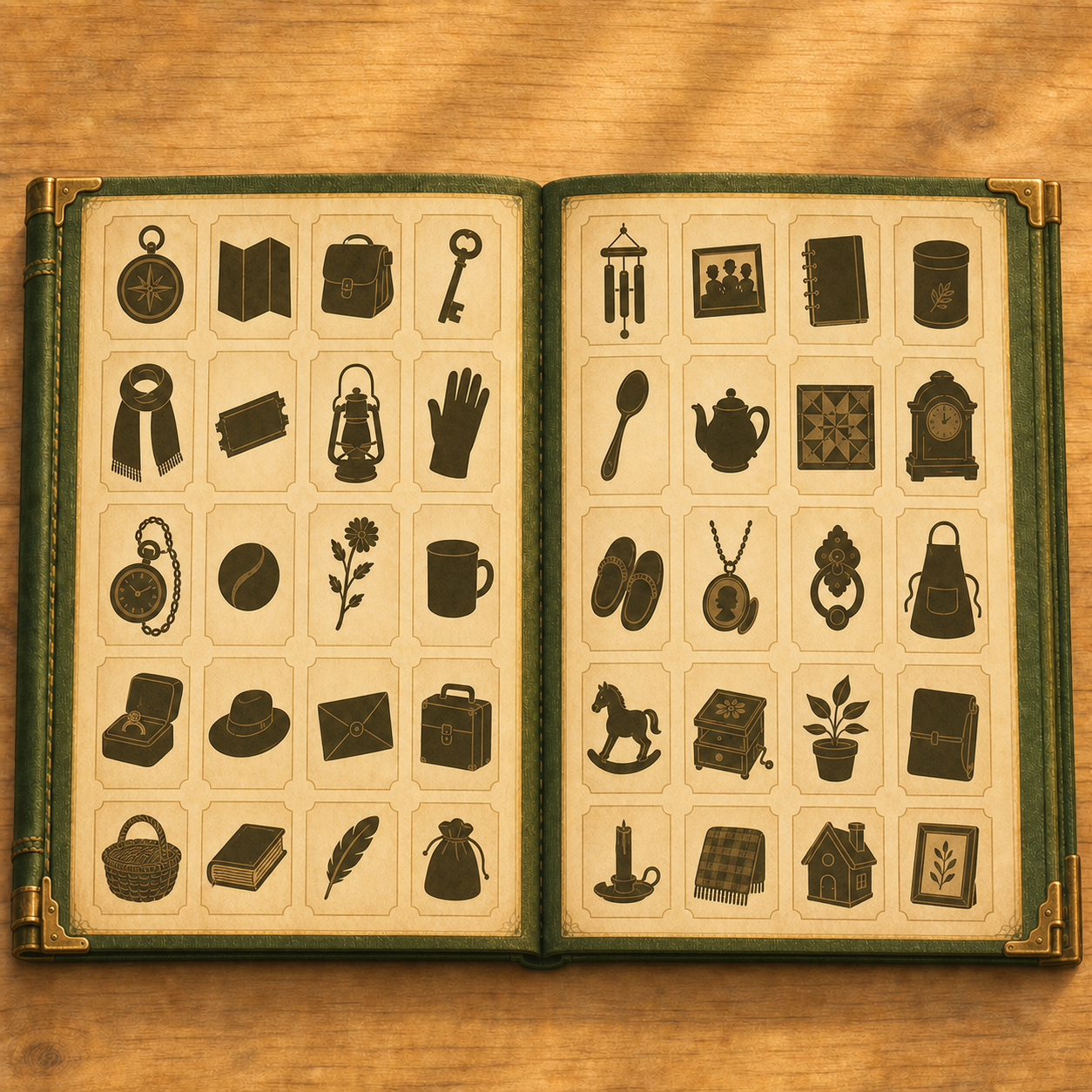 Forty-item journey collections album